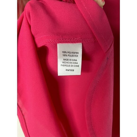 Violet + Claire Blouse Sleeveless Tank Pink V Neck Size Small NWT - Picture 11 of 11